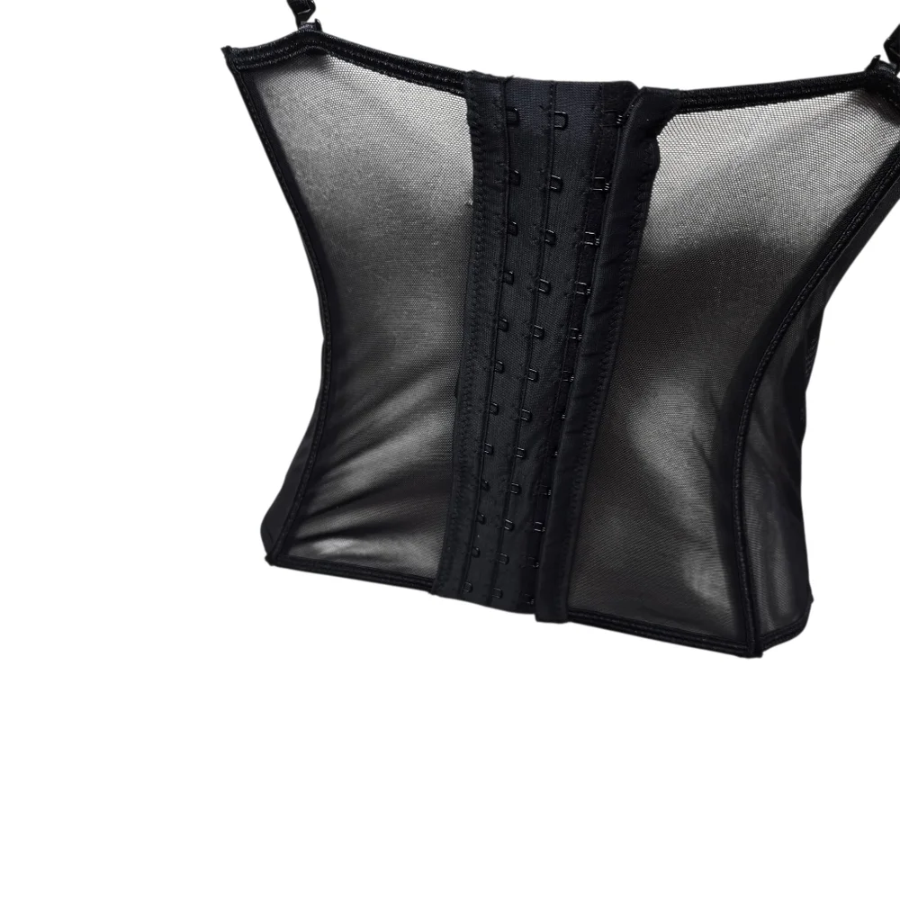 Kim Kardashian Kollection Intimates Polka Dot Bustier Black Nude Top 36C